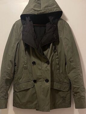 Diesel Olive Green Embroidered Logo Detail